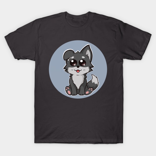 Chibi Wolf T-Shirt by AshStore